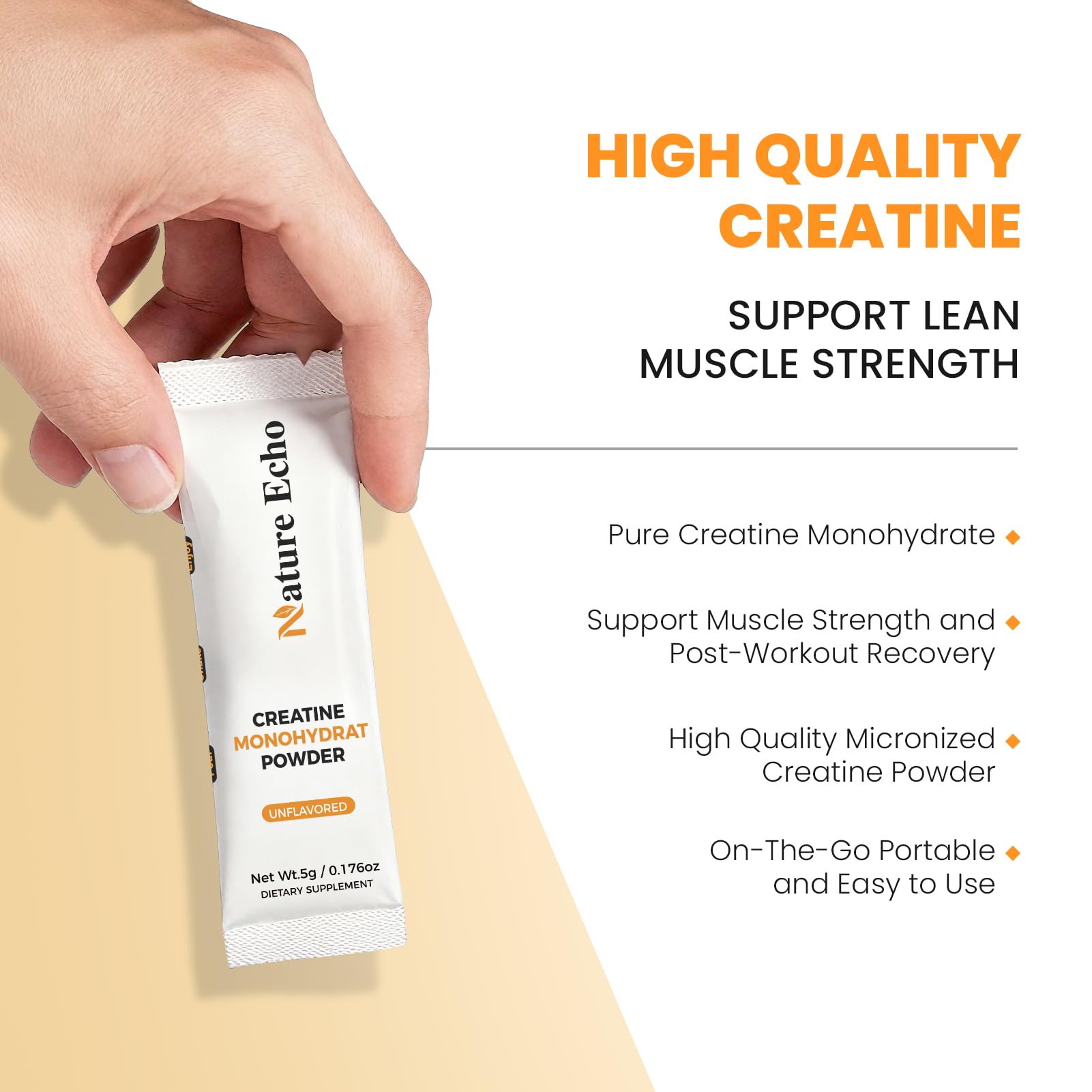 Nature Echo Creatine Monohydrate micronized powder blends smoothly.