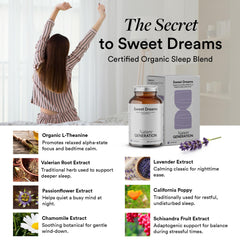 Nature Generation Organic Sleep Supplement valerian and calming botanicals scene