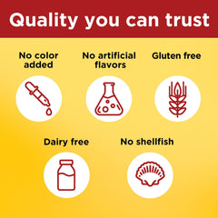 Nature Made Burp Less Omega-3 packaging box highlighting gluten-free and allergen info.