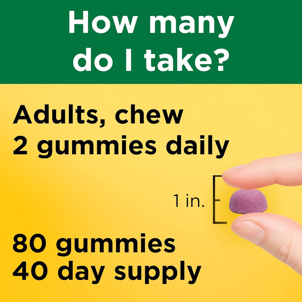 Nature Made Calcium Adult Gummies multi-pack display shows value