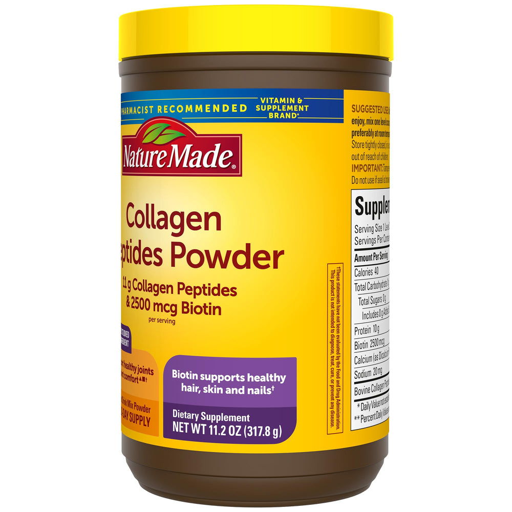 Sipper-friendly daily routine with Nature Made Collagen Peptides Powder.