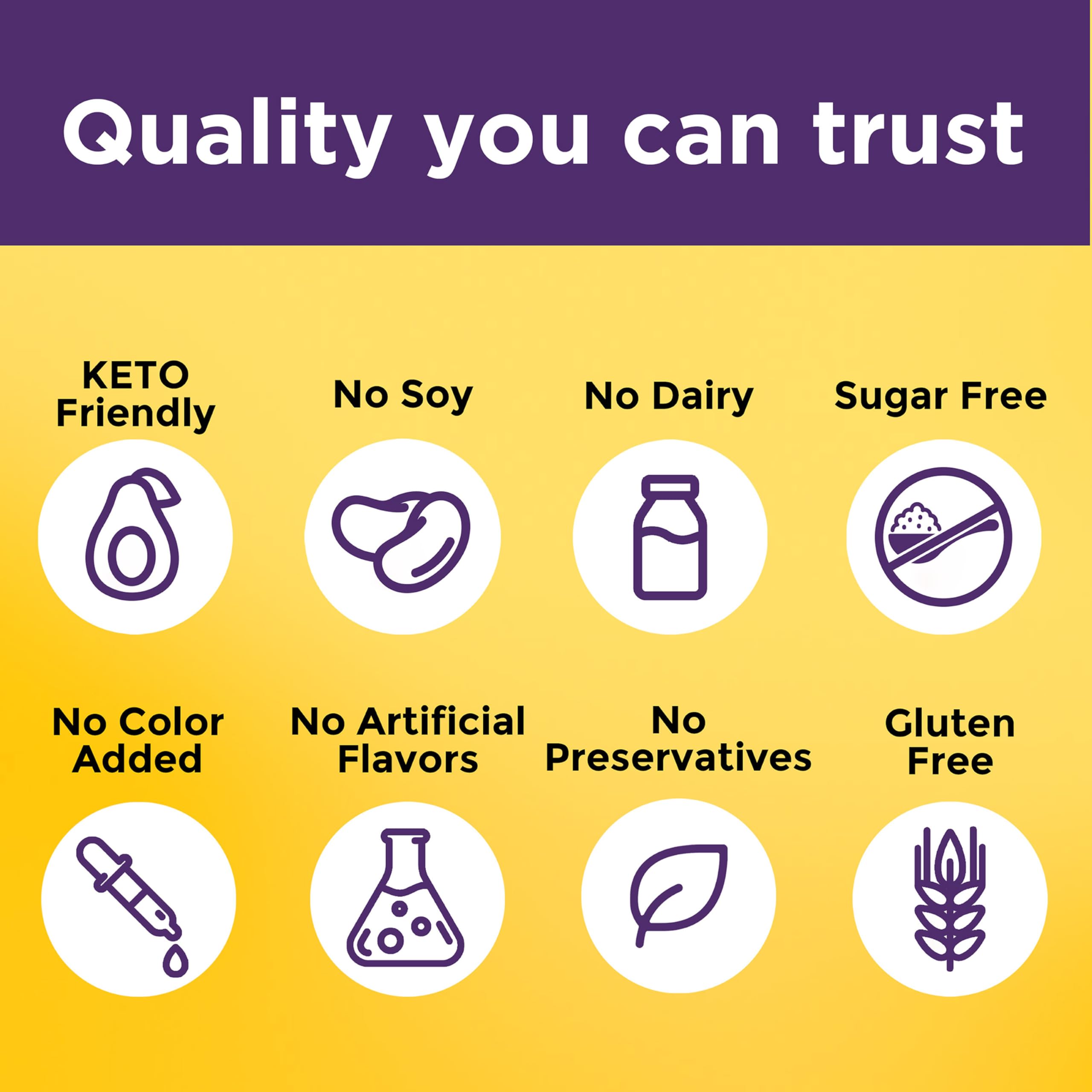 Nature Made packaging shows sugar-free and keto-friendly attributes.