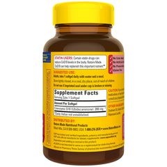 Nature Made CoQ10 200 mg softgels with heart health focus on daily routine