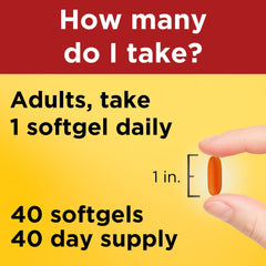 Pantry shelf display illustrating a 40 day supply.