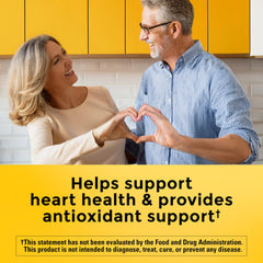 Nature Made CoQ10 softgels stacked for easy daily dosing.