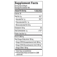 Close-up of Nature Made Fish Oil softgels for easy swallow daily supplement