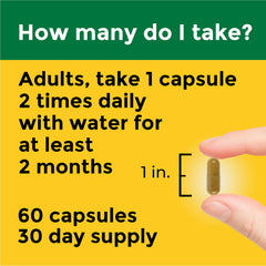 Gluten-free Nature Made Berberine Phytosome capsules for clean ingredient choices.
