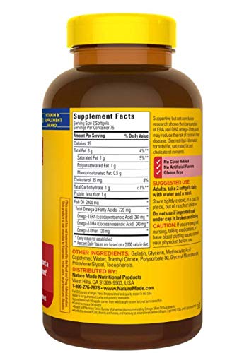 Nature Made Omega-3 360mg softgels designed for simple daily use.
