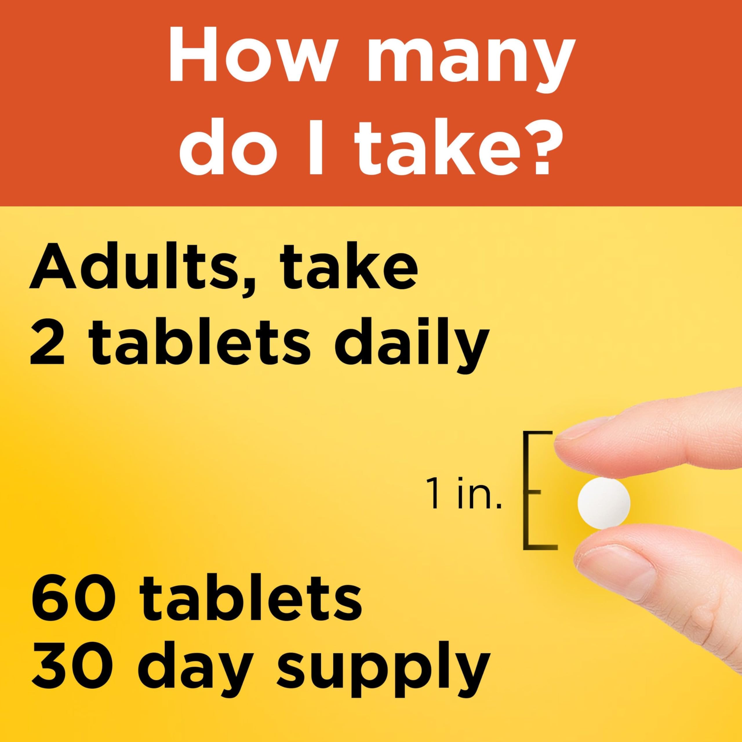 Nature Made SAM-e 200 mg gluten-free label icon and product details.