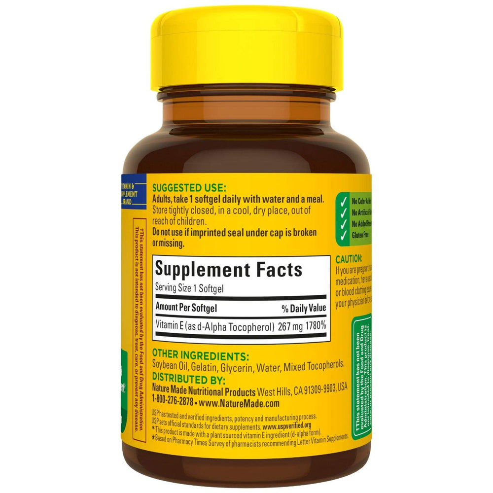 Plant sourced Vitamin E ideal for daily wellness routine