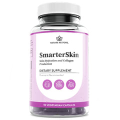 Nature Restore Smarter Skin bottle for daily nourishment and convenience.