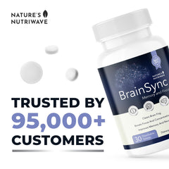 Nature’s NutriWave BrainSync ingredient blend with peppermint and strawberry.