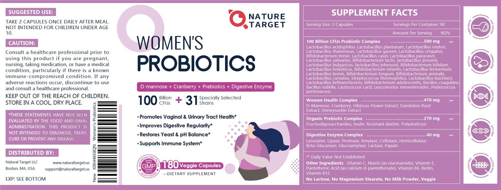 Nature Target Multivitamins wellness blend supports skin and immune health.