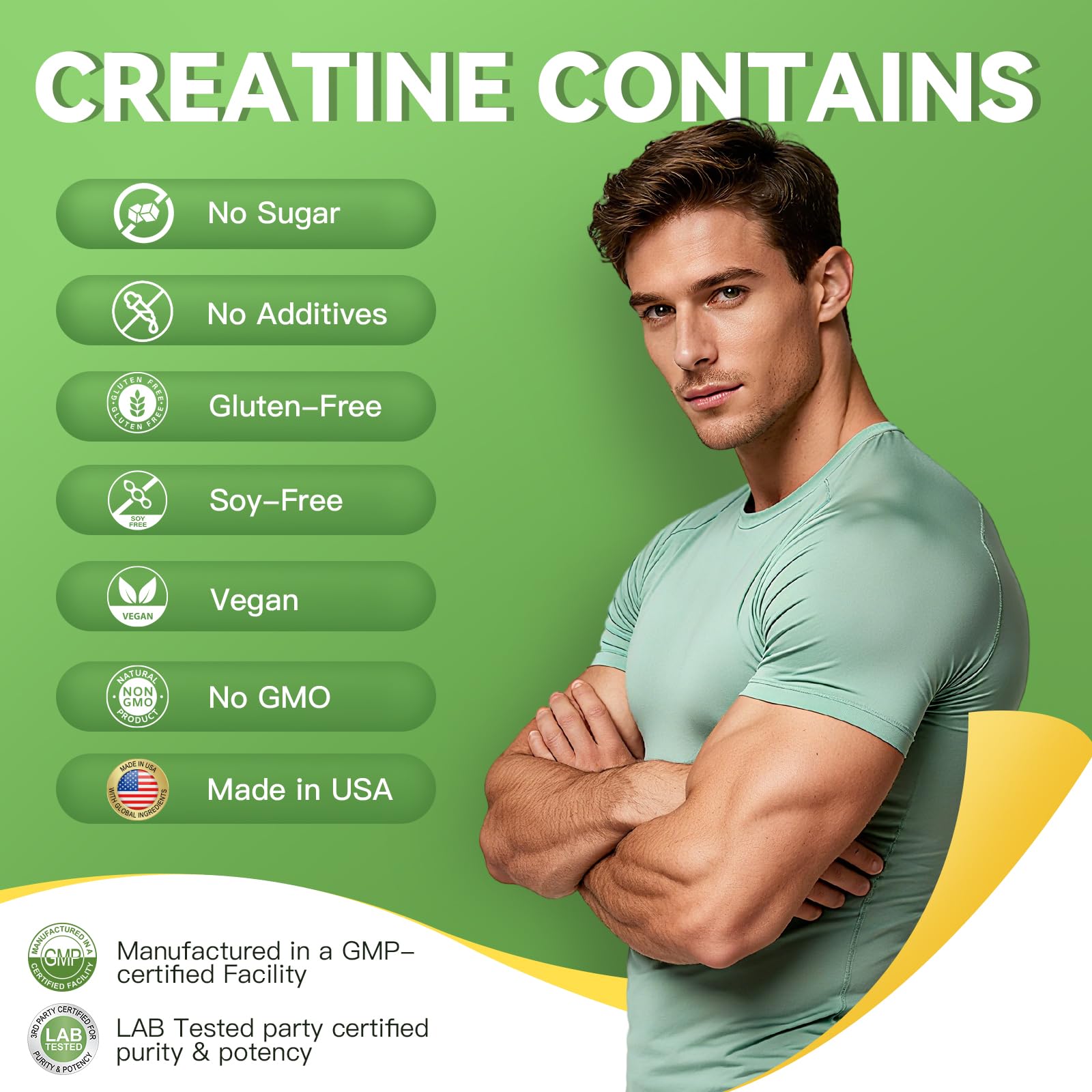 Nature Whisper Creatine ready-to-mix powder fits into smoothies and recipes