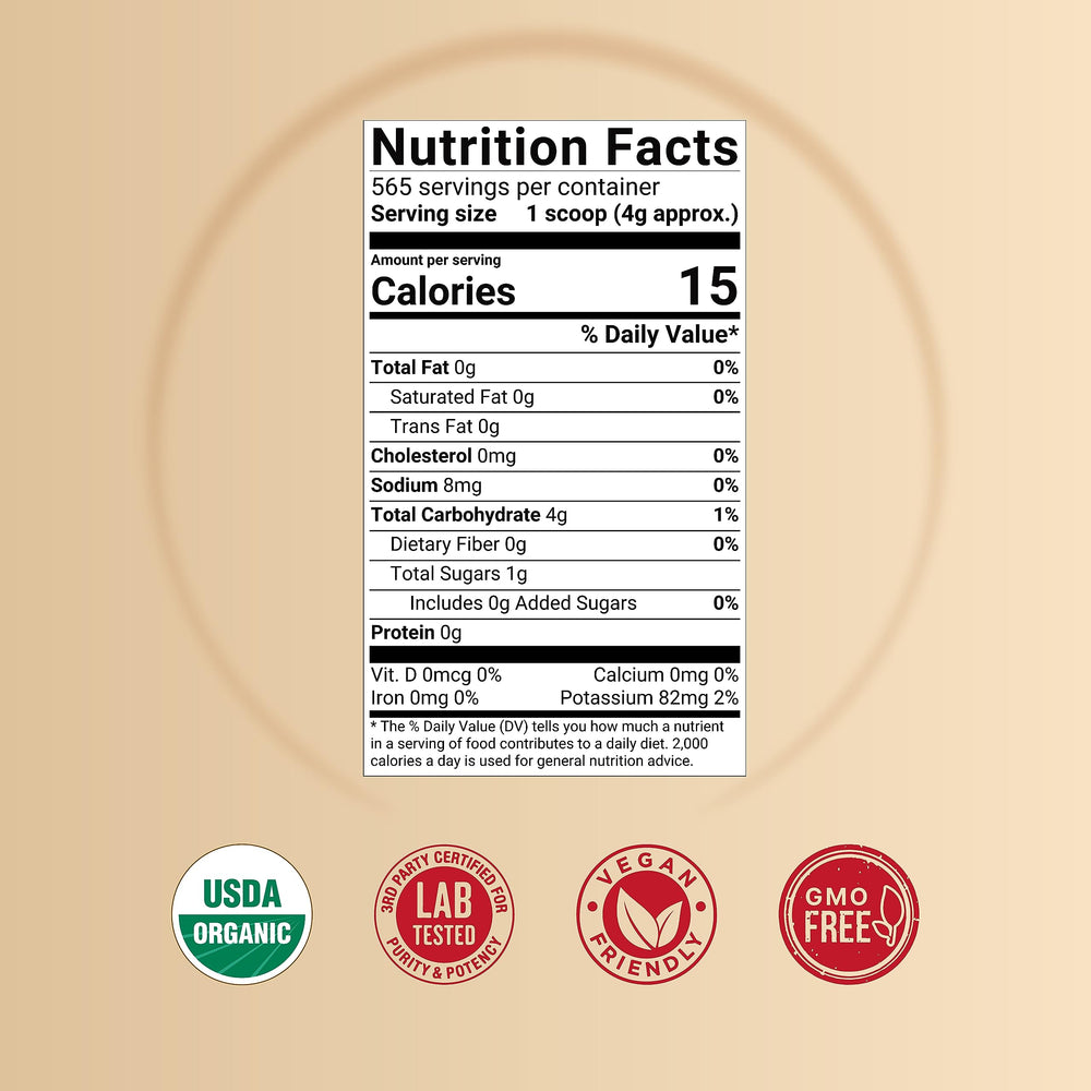 NatureBell beet root powder scoop delivers 4,000 mg per serving for daily nutrition.