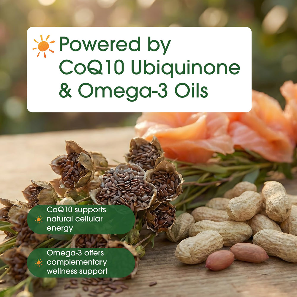 NatureBell CoQ10 400mg con Omega-3, ingredientes de alta calidad