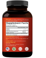 NatureBell CoQ10 bottle with nutritional facts for informed choices.