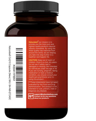 NatureBell CoQ10 serving info visualization supports daily wellness choices.