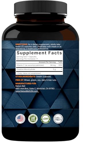 7-capsule serving visual for convenient daily dosing with NatureBell.