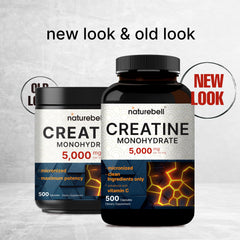 Made in USA stamp on NatureBell Creatine Capsules signifying quality.