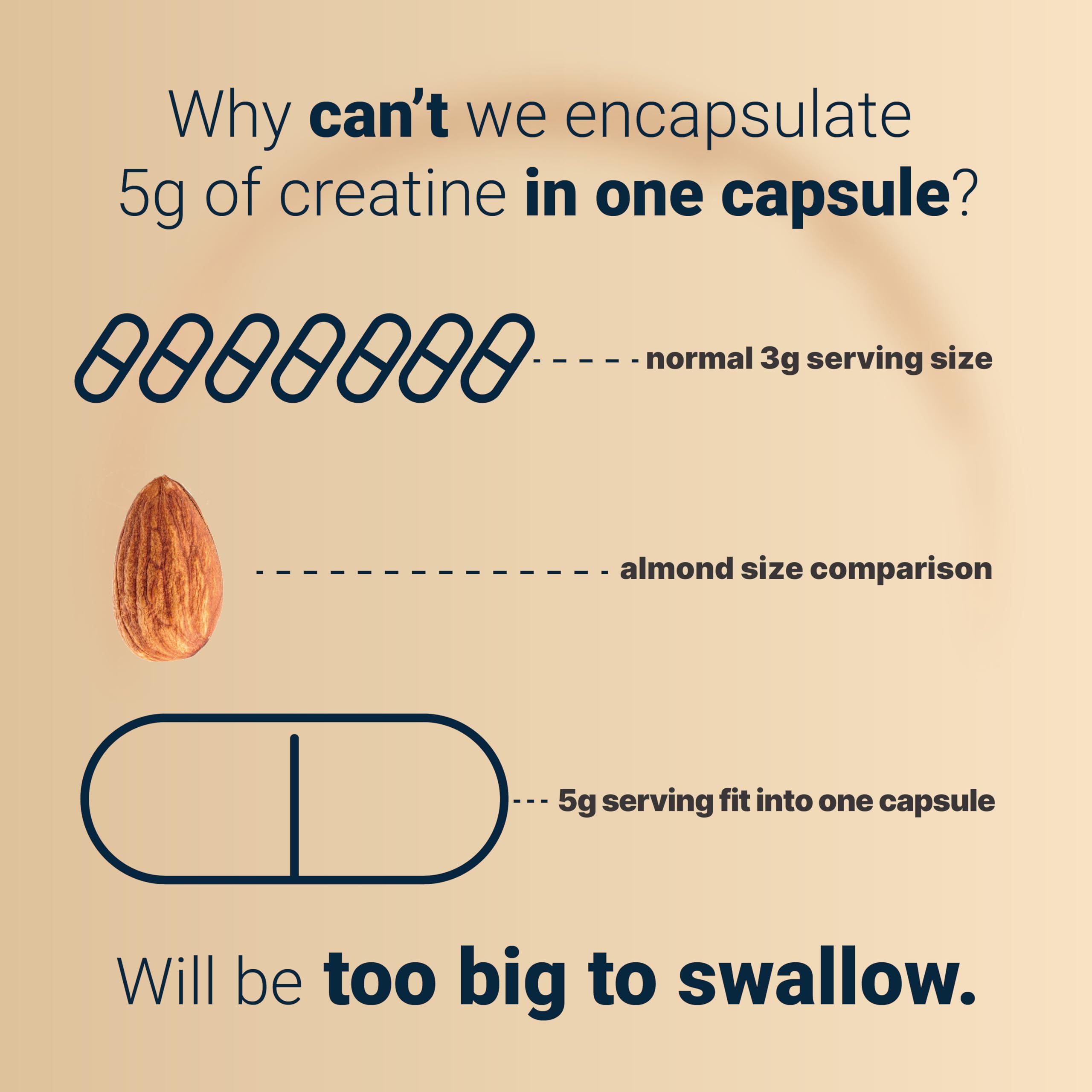 Non-GMO and dairy-free labeling on NatureBell Creatine Capsules for clean choices.