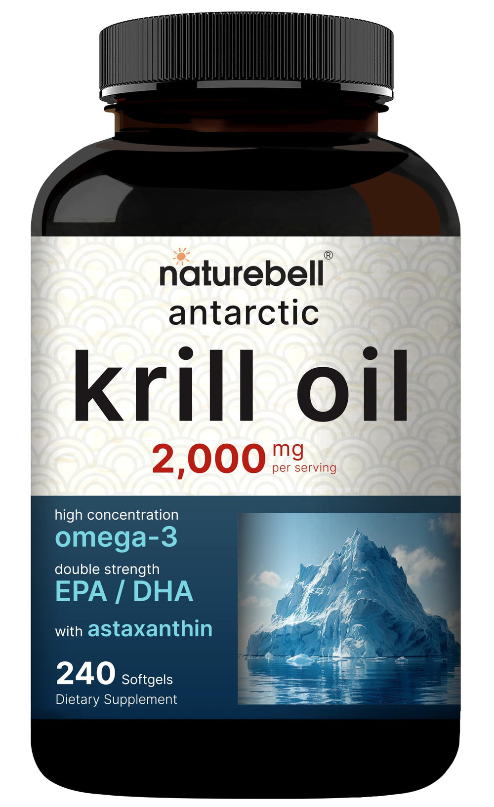 NatureBell Krill Oil mercury-free formula for clean omega-3 supplementation
