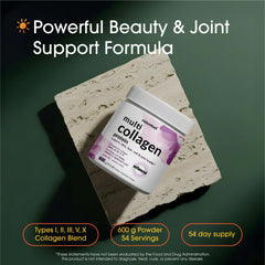 NatureBell label close-up highlighting hydrolyzed collagen for better absorption.