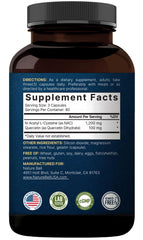 NatureBell NAC + Quercetin lab-tested seal for safety and quality