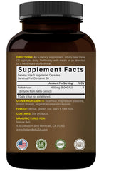 NatureBell nattokinase bottle on a clean counter for easy daily supplementation