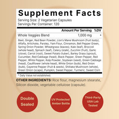 NatureBell raw superfood ingredients highlight high-quality plant-based components.
