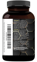 NatureBell zinc picolinate 100mg capsules close-up for easy daily dosing.