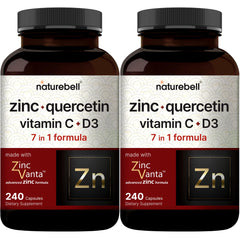 NatureBell Zinc Quercetin bottle 2-pack for daily wellness