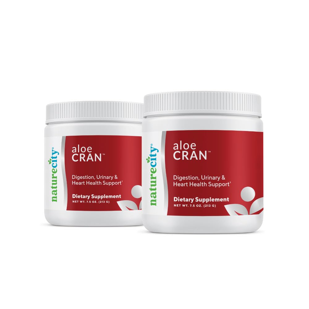 NatureCity AloeCran sugar-free drink bottle showing unsweetened hydration with aloe and cranberry powder