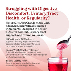 NatureCity Dietary Fiber Per Serving Scoop displaying fiber content supporting satiety in hydration