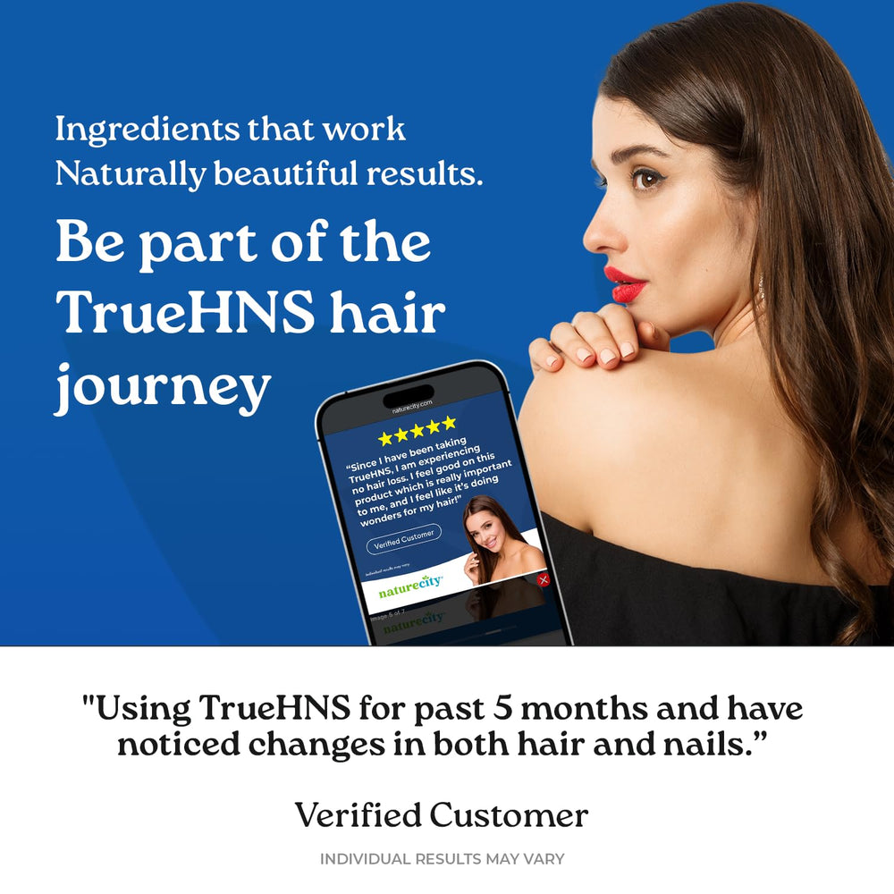 NatureCity plant-based biotin from sesbania aiding keratin production.