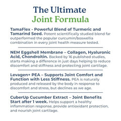 NatureCity TrueJoint FLX label highlights TamaFlex blend and ingredients.