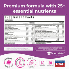NatureGenX Methyl Prenatal capsules closeup emphasizes gentle iron and B12 for mom’s vitality