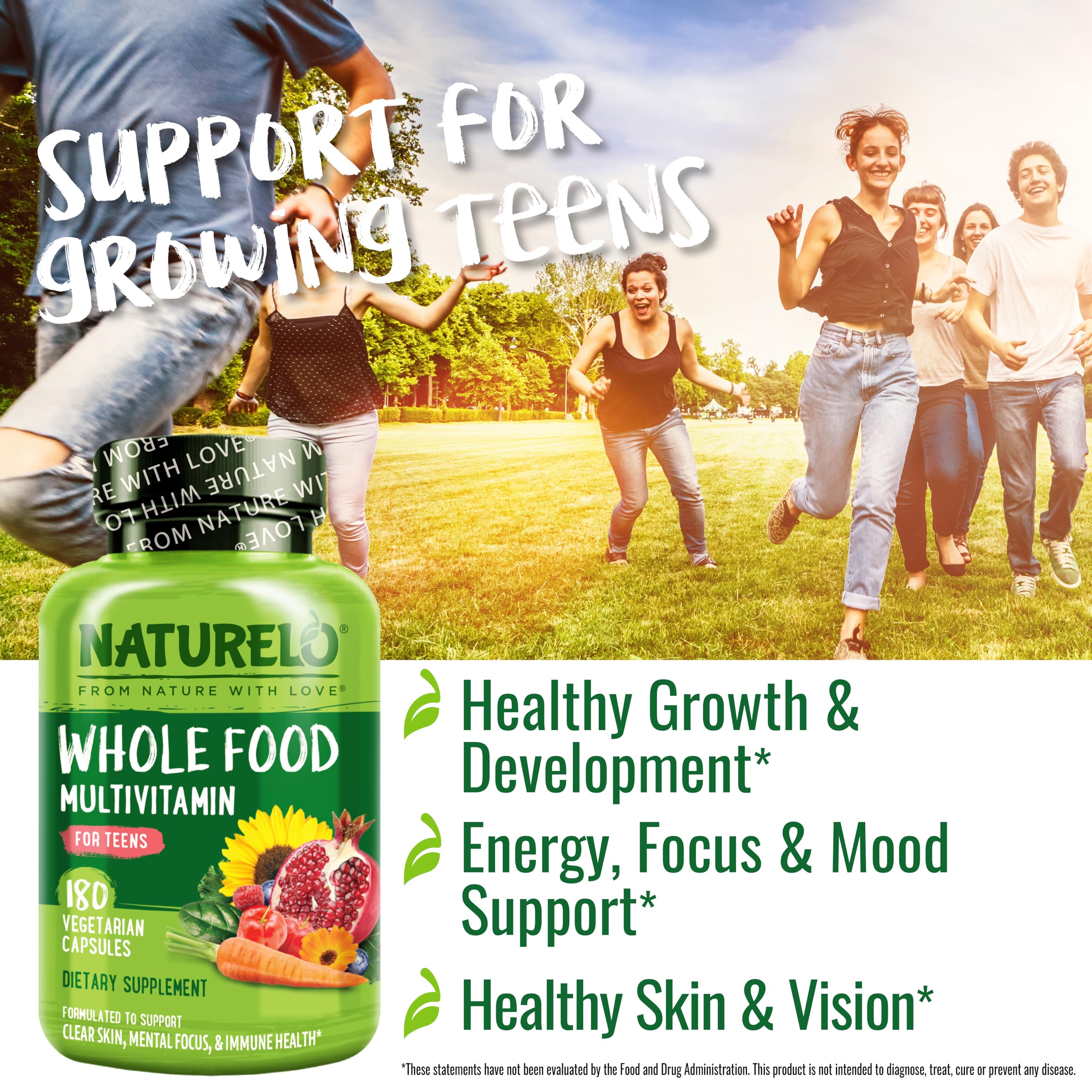 Naturelo bottle nutrition facts emphasizing minerals and vitamins