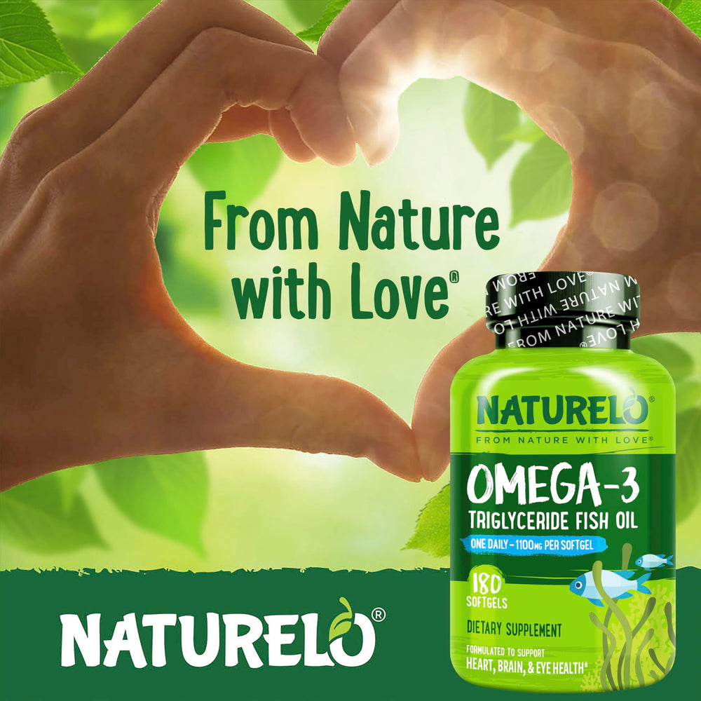 Naturelo triglyceride-form capsules indicating enhanced absorption potential