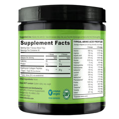 NATURELO Collagen Peptide Powder unflavored appearance blends into drinks with neutral taste