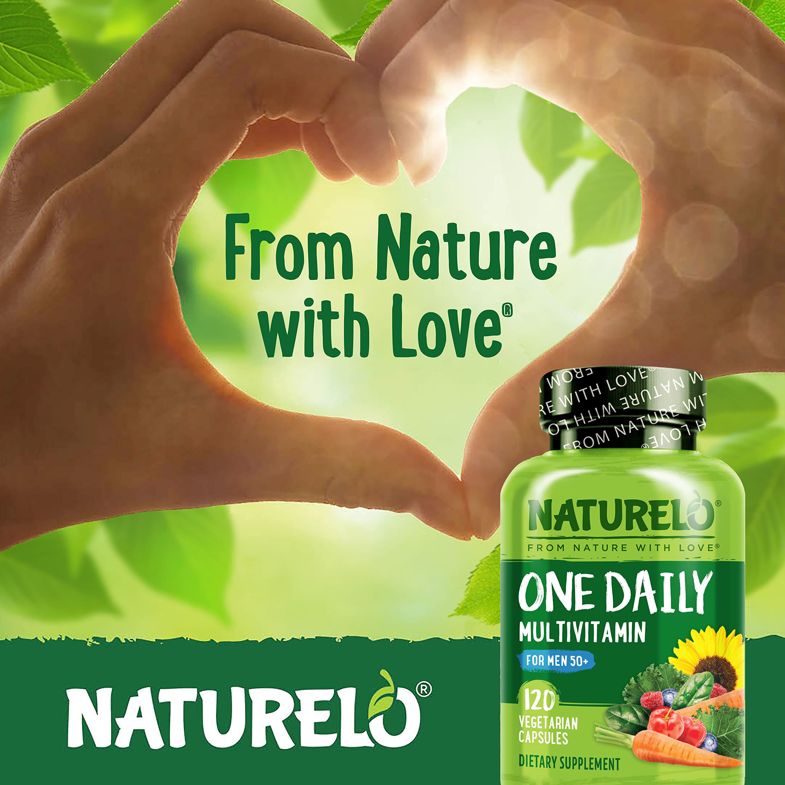Naturelo Men's Multivitamins vitamin D3 from lichen on packaging