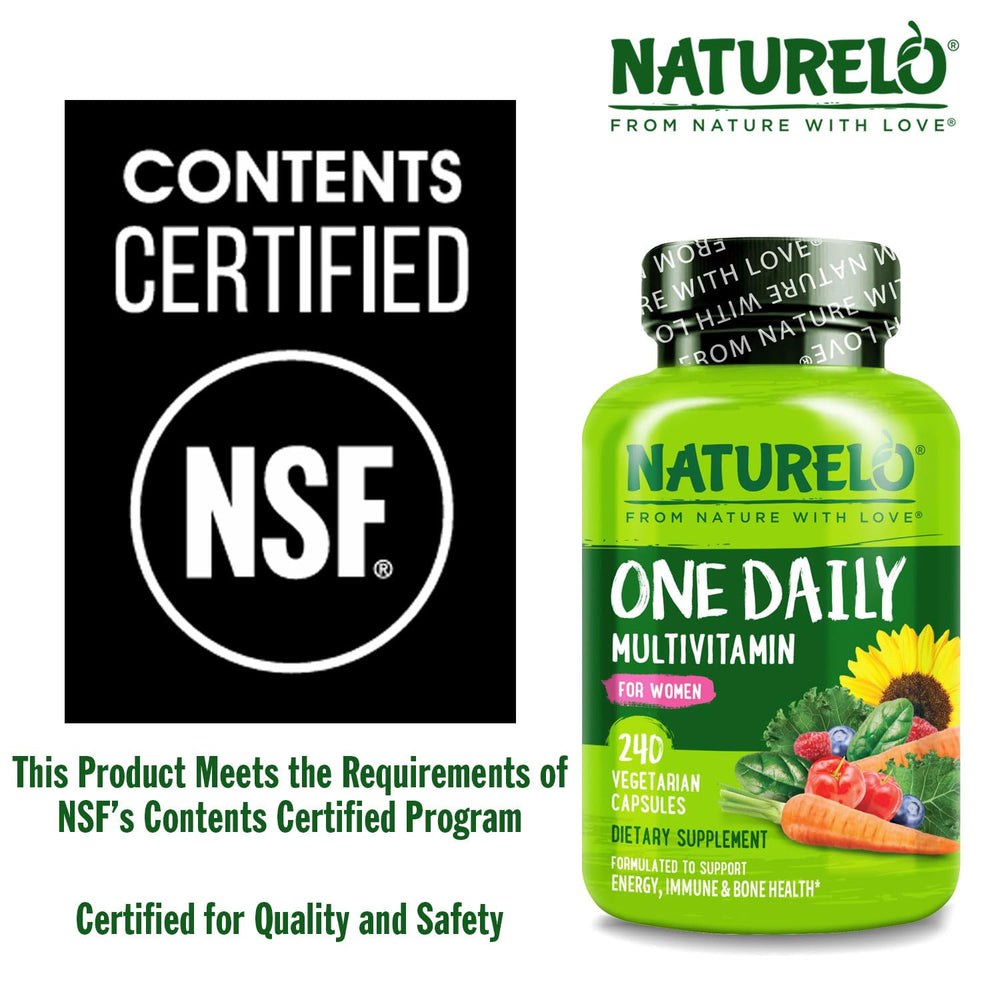 NATURELO bottle being poured signals easy daily routine integration.