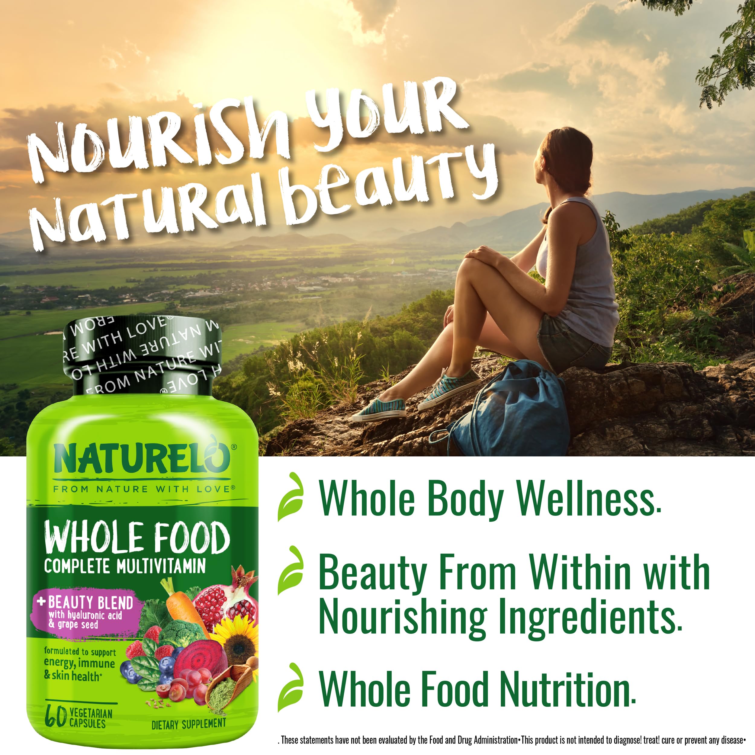 Naturelo Organic grape seed extract visuals promoting antioxidant protection.