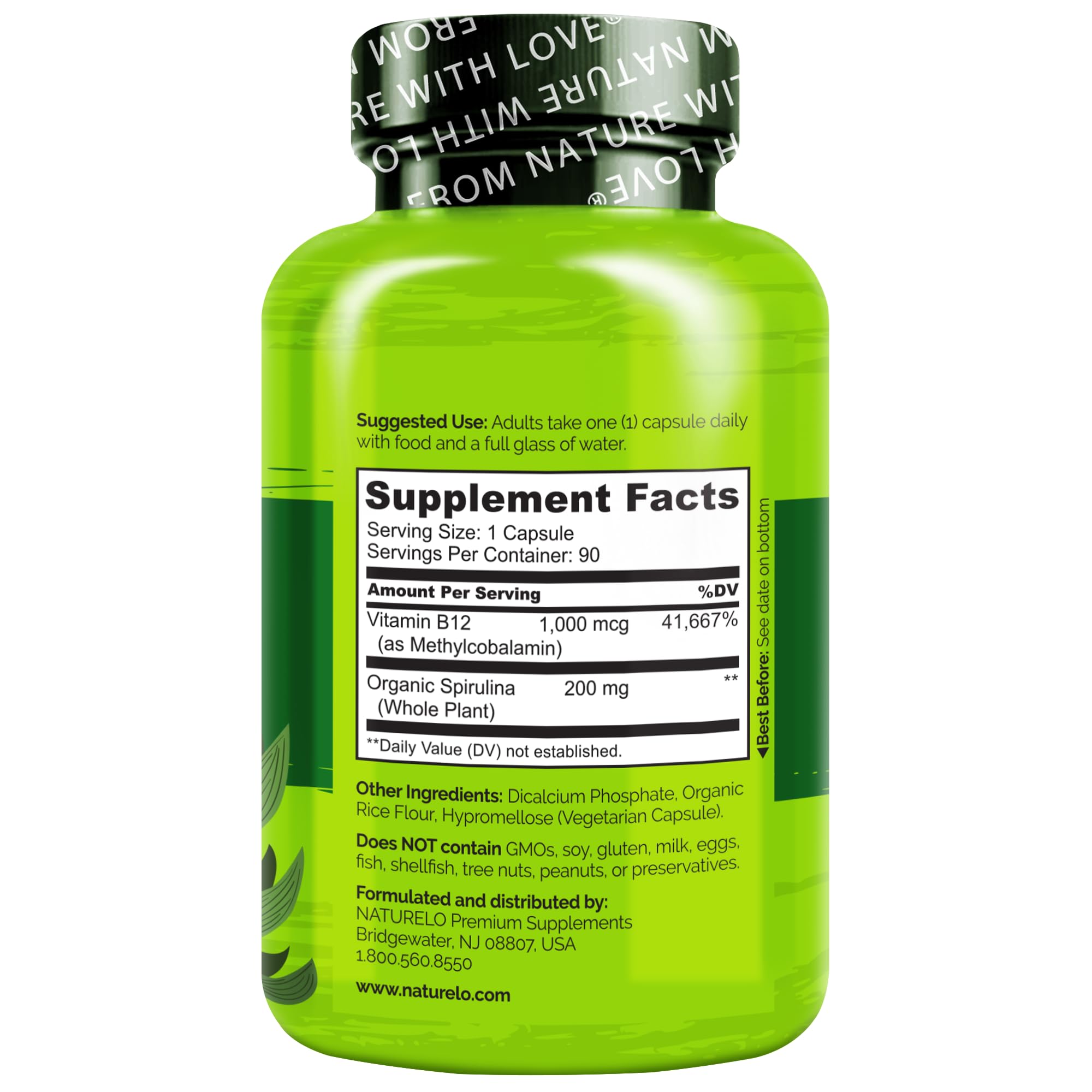 Naturelo pack of 2 b12 supplements signals value and convenience