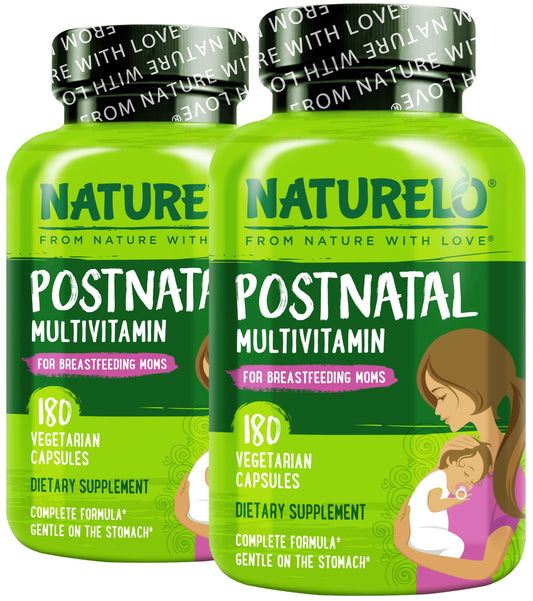 Naturelo Postnatal Multivitamin bottle for breastfeeding support