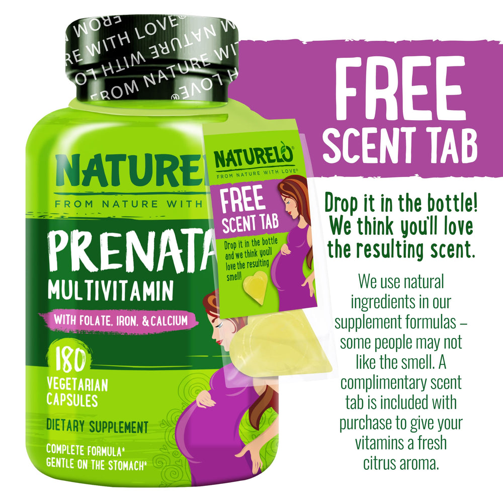 Naturelo Prenatal capsules lineup highlights chelated minerals for gentler digestion.