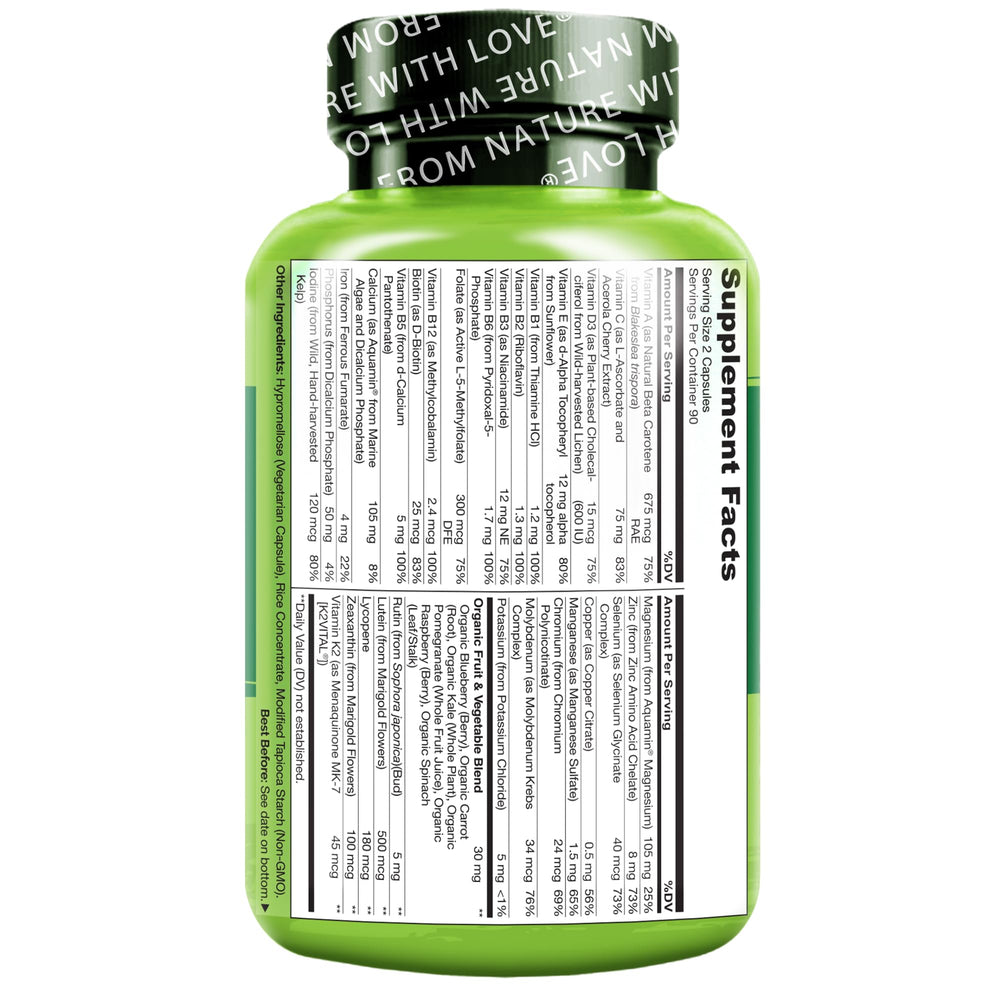 Naturelo teen immune support messaging on packaging and branding