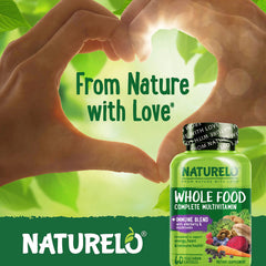 Naturelo vegan capsules showcasing plant-based nutrient delivery.
