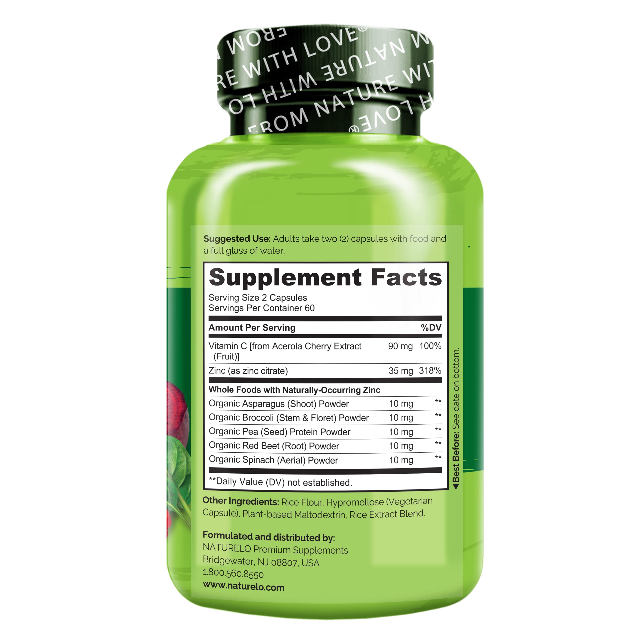 Naturelo Vegan Zinc Immune daily routine use suggests seamless use.