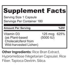 Non-GMO Naturelo D3 product on display with transparent ingredient sourcing.